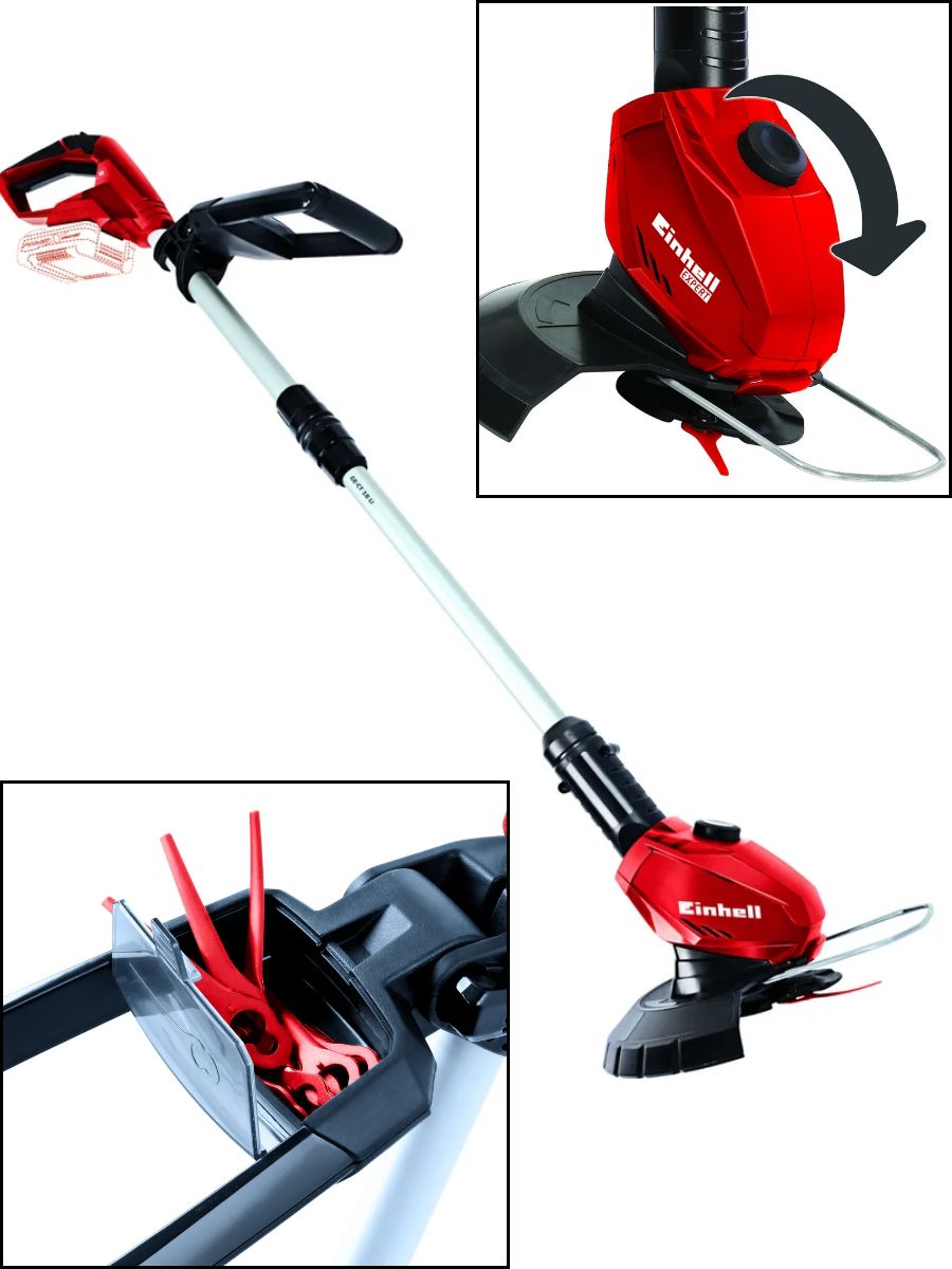 Триммер аккумуляторный Einhell PXC GE-CT 18 Li-Solo (24см), арт. 3411172