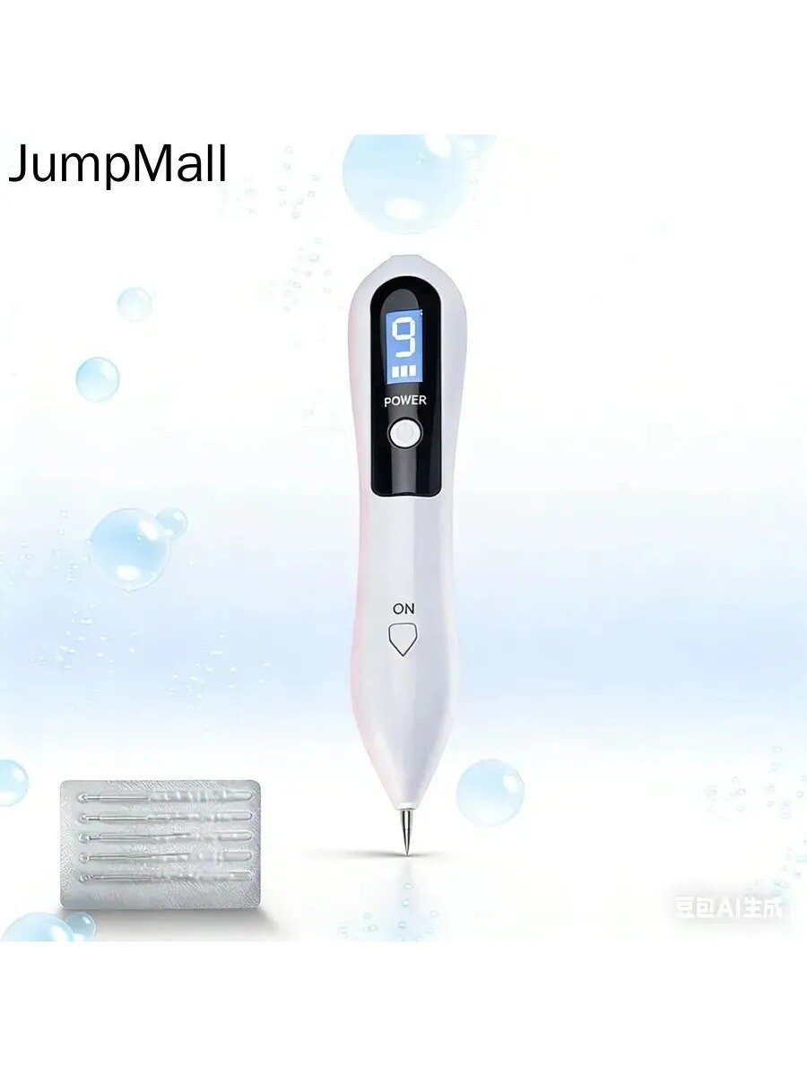 Косметологический комбайн с набором стальных игл 15 мм, питание от USB и аккумулятора