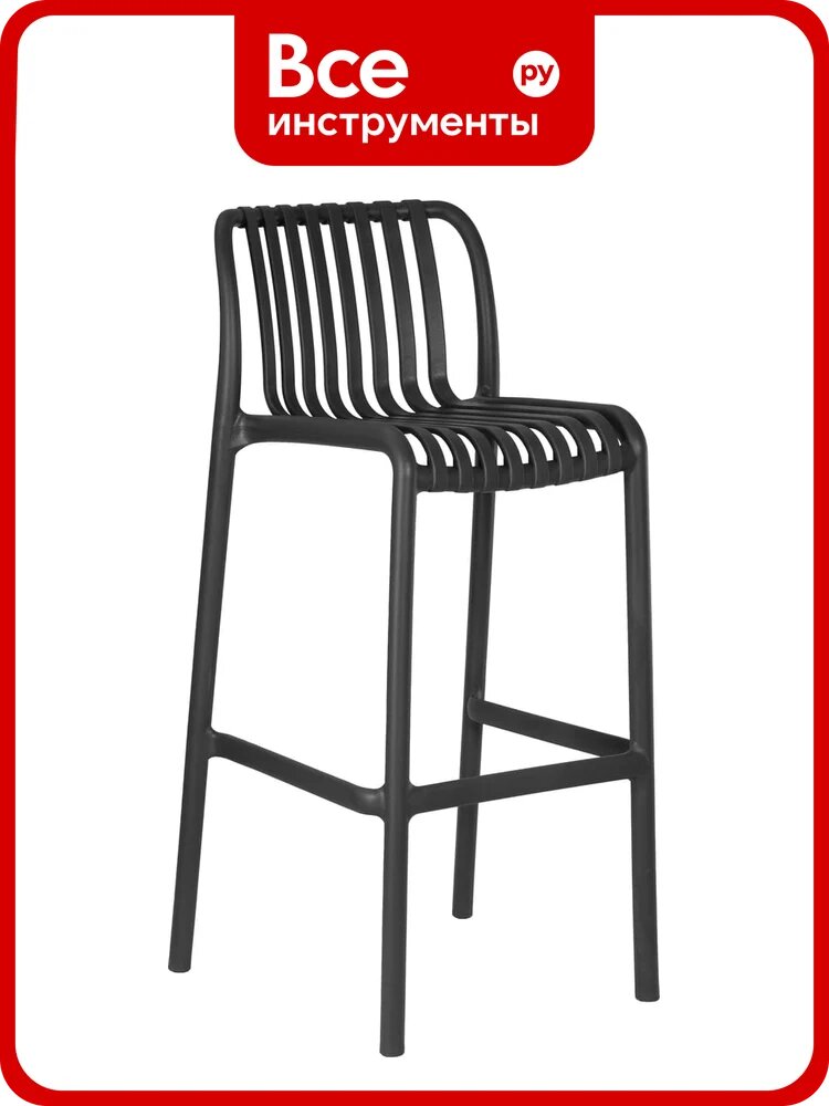 Барный стул DOBRIN CHLOE BAR темно-серый LMZL-PP777_P-GR-04
