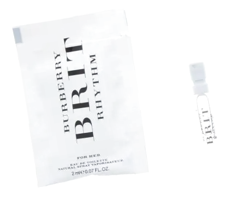 Burberry Brit Rhythm For Woman пробник 2 / Туалетная вода Барбери Брит Ритм Фор Вумен миниатюра