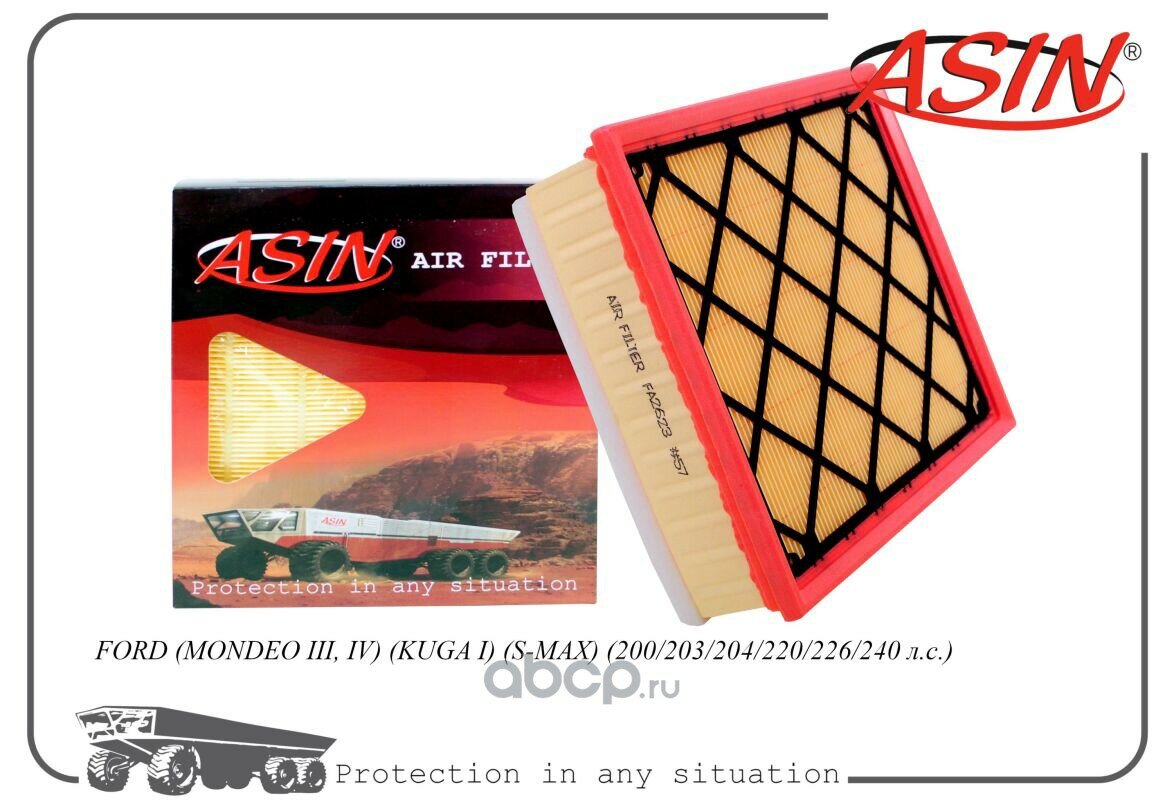 Фильтр воздушный ASIN ASINFA2623