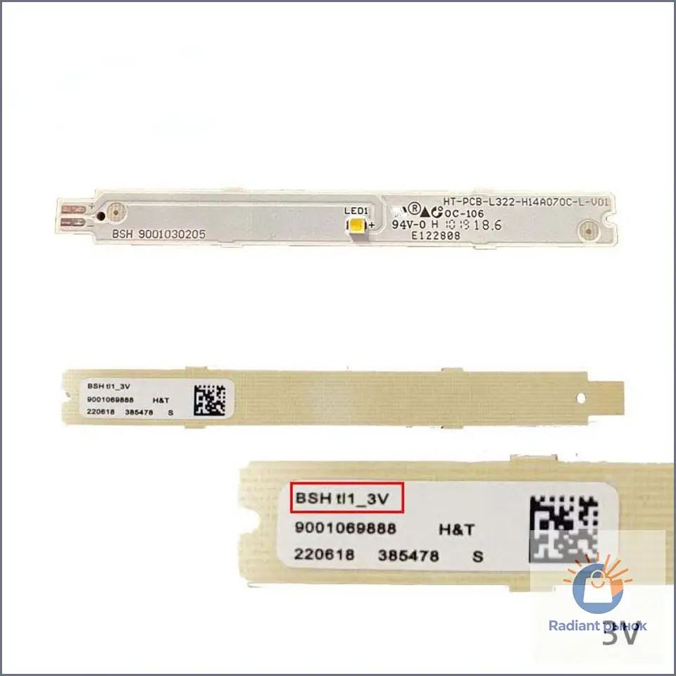 BSH 9001030205 3V Светодиодная лампа для холодильника Siemens Bosch MyPads