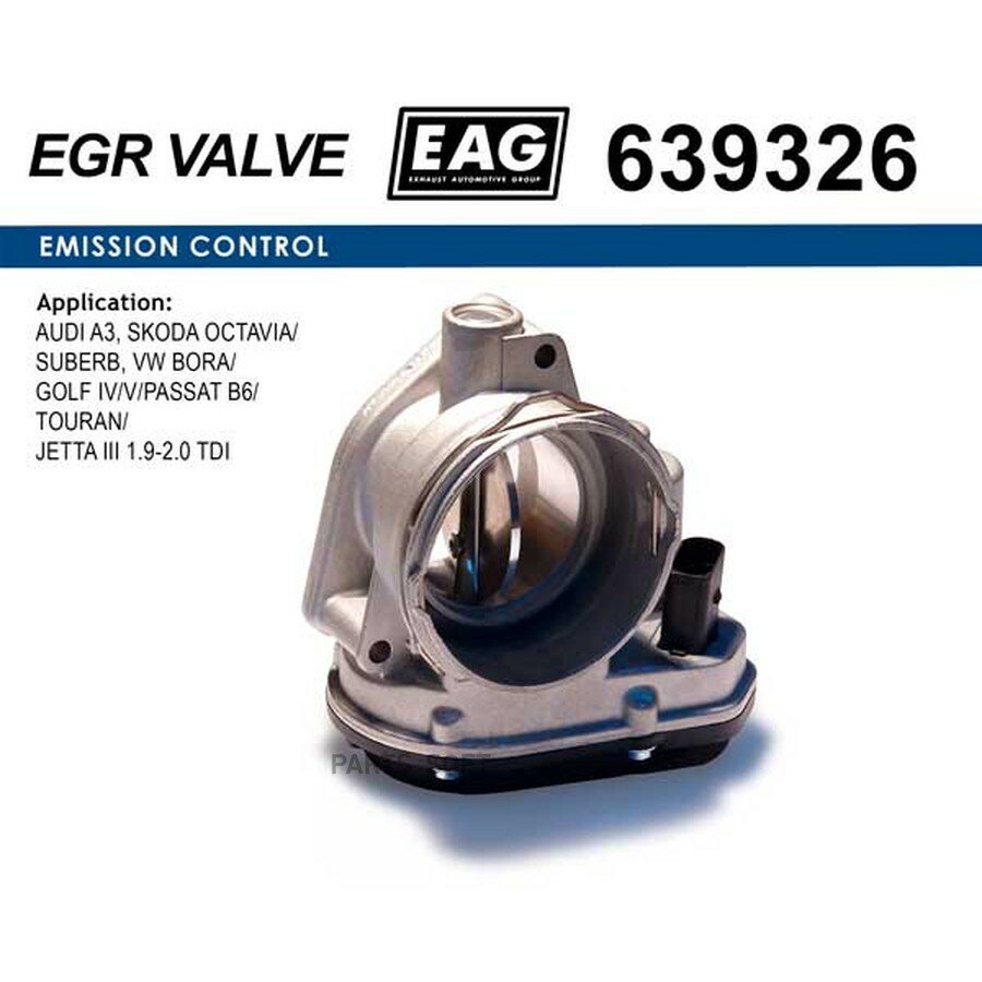 Дроссельная заслонка AUDI A3, SKODA OCTAVIA/SUBERB, VW BORA/GOLF IV/V/PASSAT B6/TOURAN/JETTA III 1.9-2.0 TDI EAG от официального дистрибьютора, EAG, артикул 639326