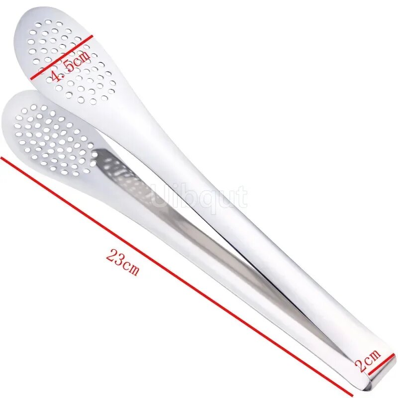 Щипцы для пищи из нержавеющей стали, 23см, Цвет: 1 pcs small kind
