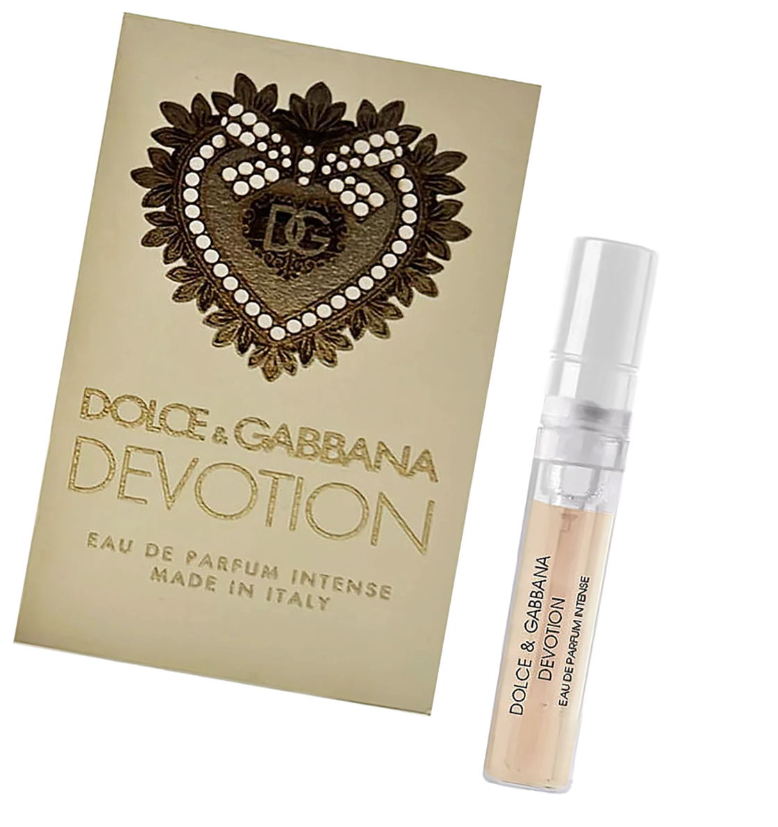Парфюмерная вода Dolce Gabbana Devotion Intense мини 1.5 / Пробник яркого аромата Дольче Габбана Девоушн Интенс