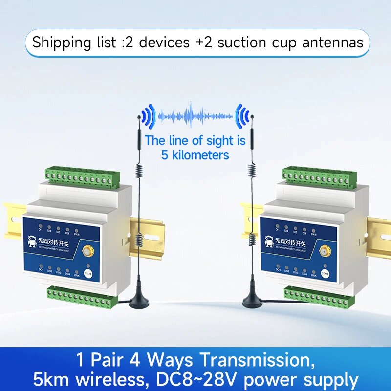 Беспроводной переключатель EBYTE 4 Way 22dbm 2pcs
