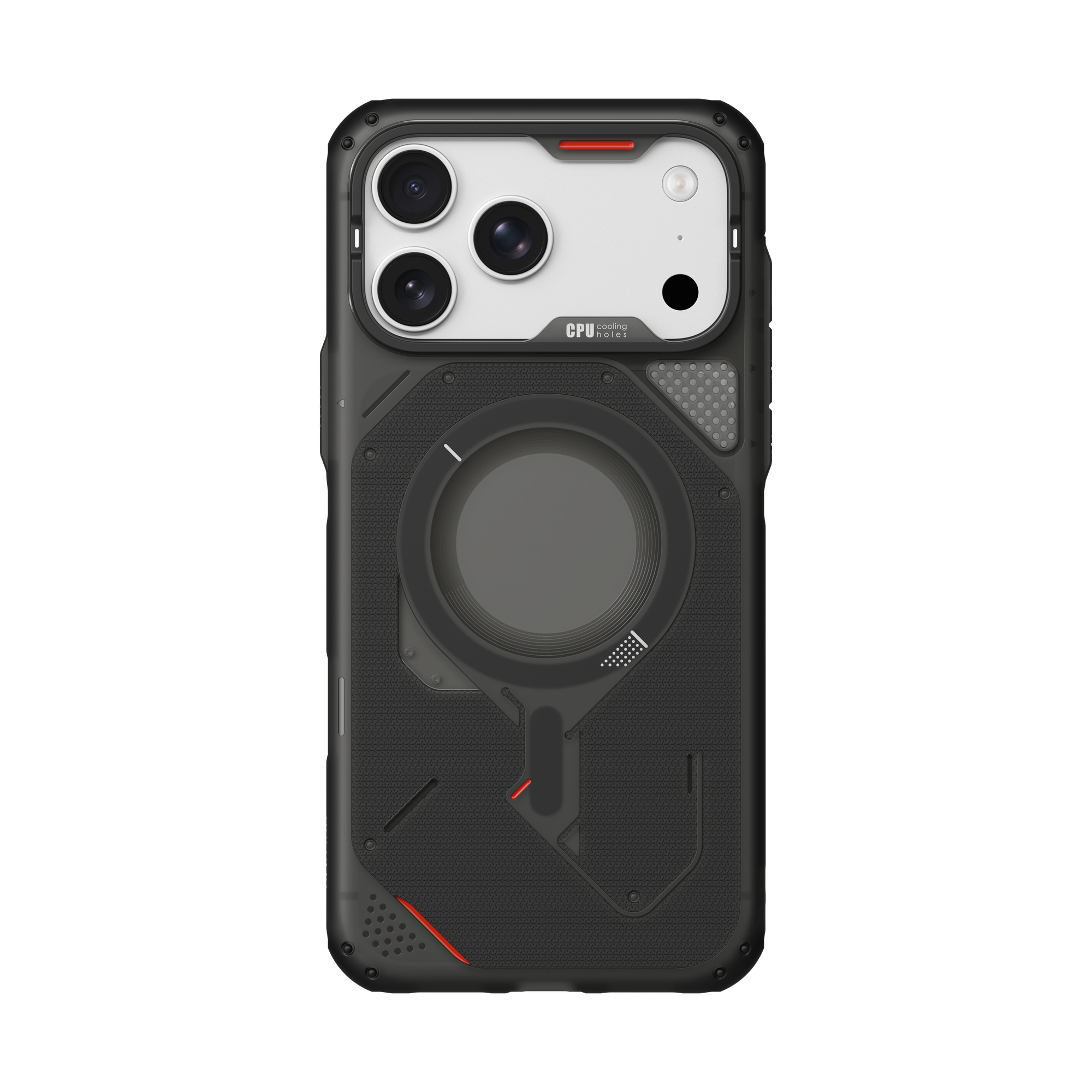 Чехол для iPhone 18 Pro Max series Aulumu А18 Rugged, полупрозрачный серый