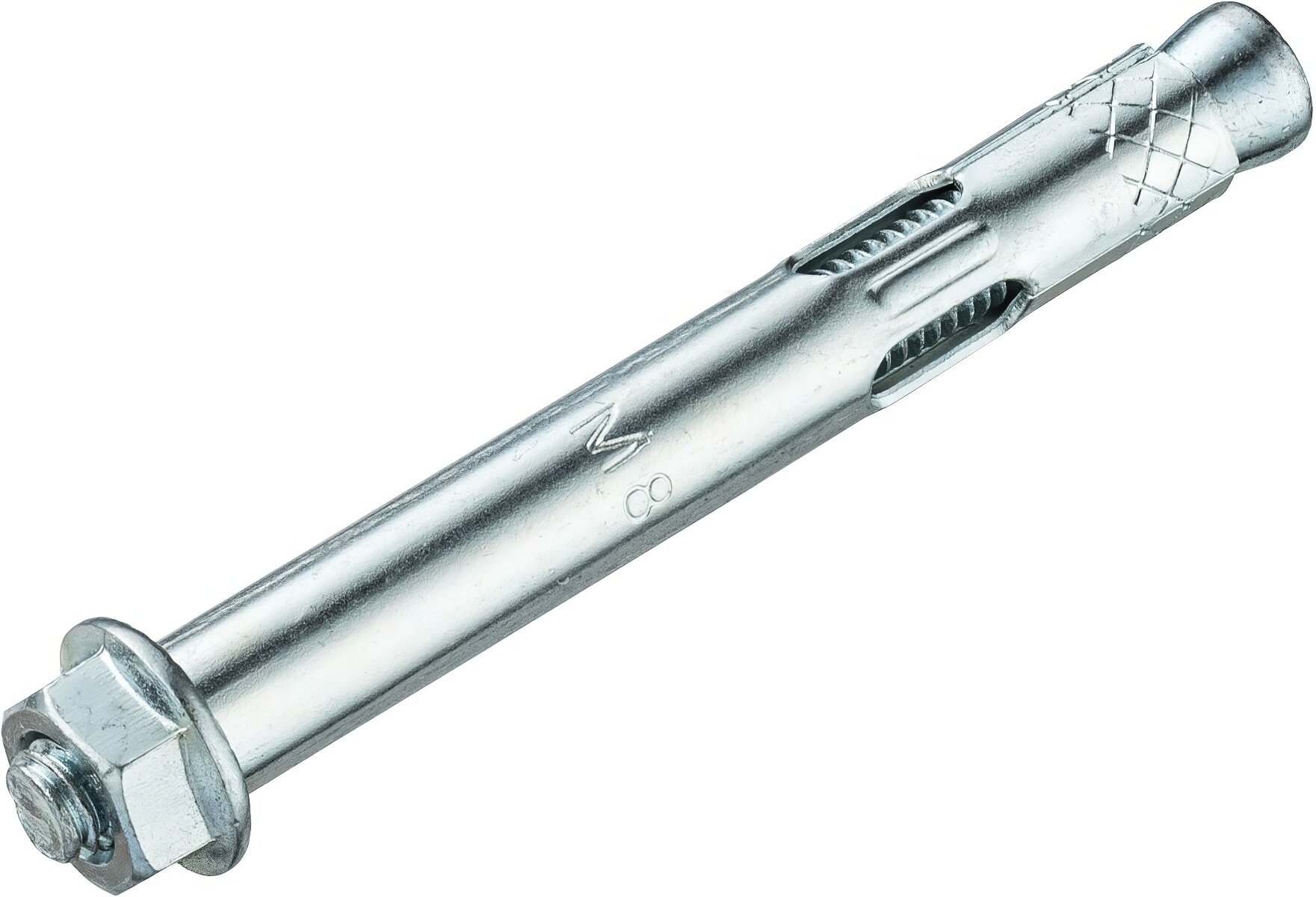 Анкерный болт с гайкой Tecfi AW ZN 8x65/10 2 шт