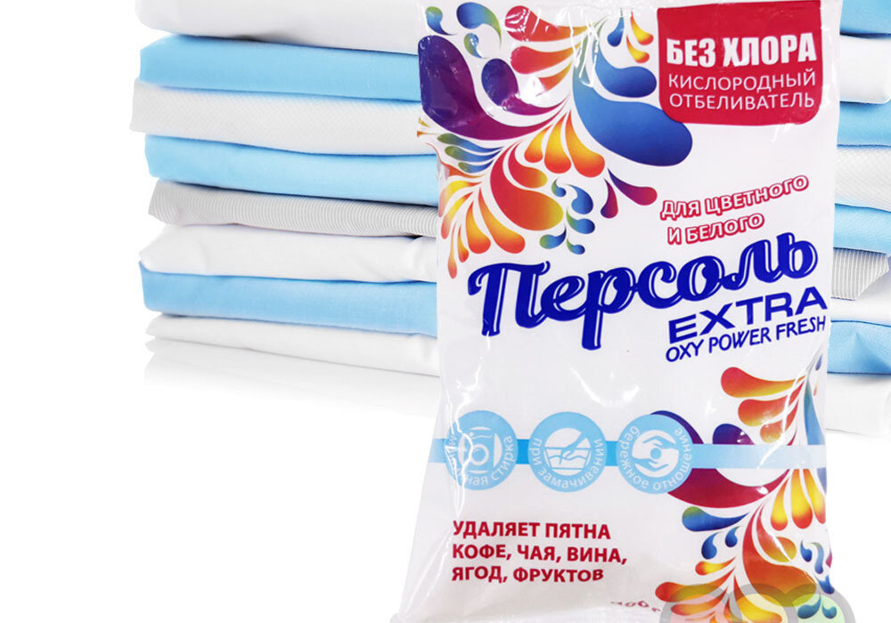 Персоль Extra экологичный кислородный отбеливатель без хлора 400 гр.