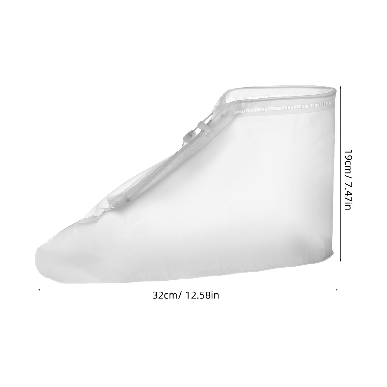 Пароножки От Дождя 1 Штук Размер 32.00X19.00X0.30CM Белый Цвет Водонепроницаемые С Замком Молния