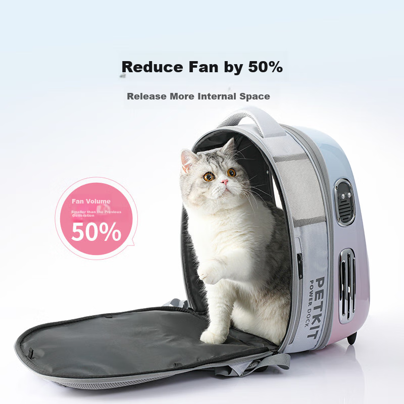 Xiaopei Air Cat Backpack 2nd Gen Розовый цвет сакуры Дышащий вместительный наружный рюкзак для питомцев с поддержкой