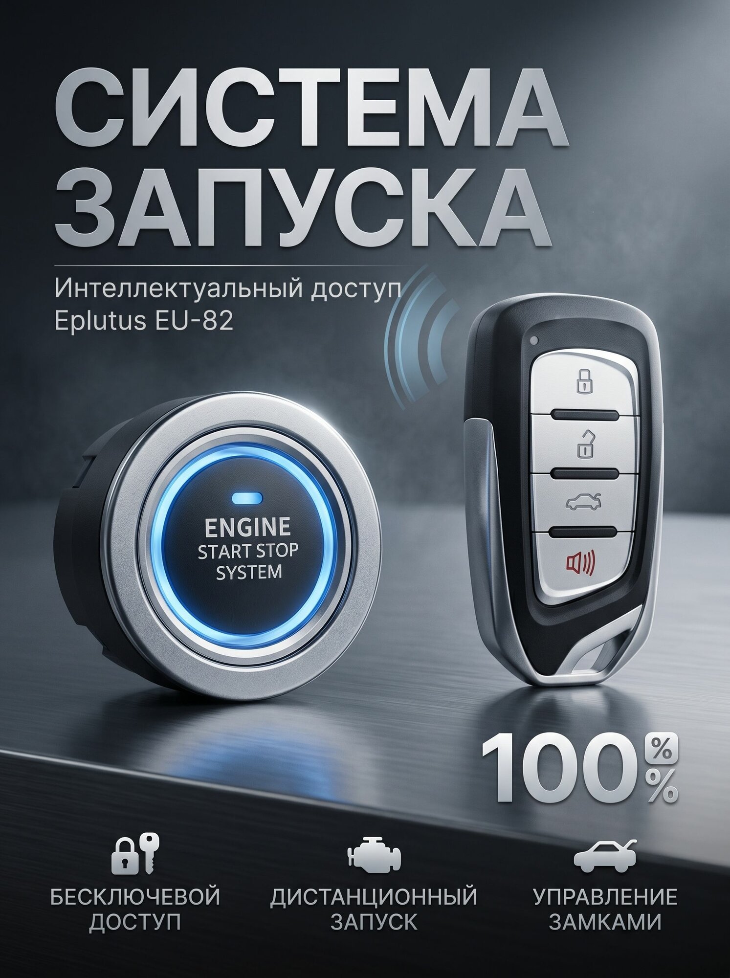 Автосигнализация Eplutus EU-82