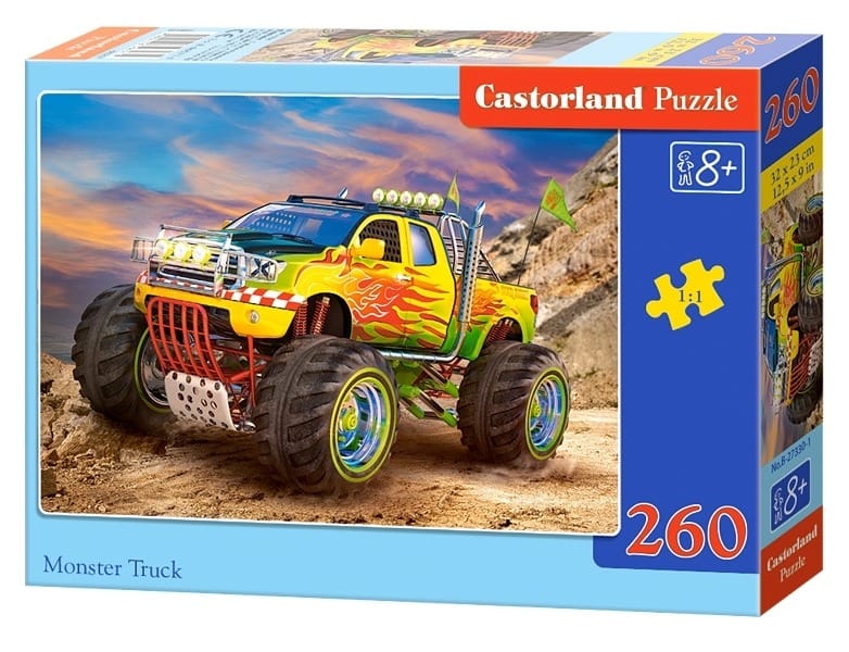 Пазл Castorland Monster Truck, 260 элементов, 32x23 см