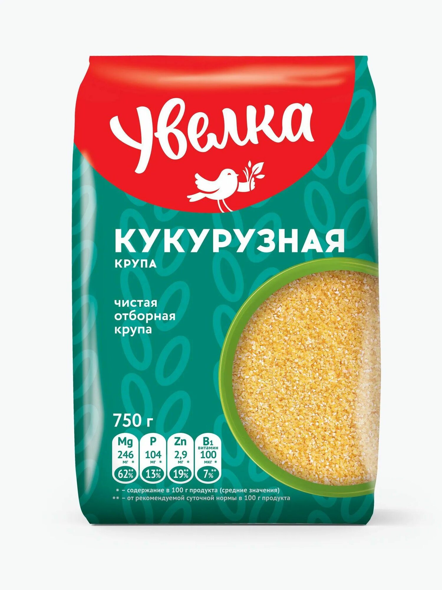 Крупа кукурузная Увелка, 750г