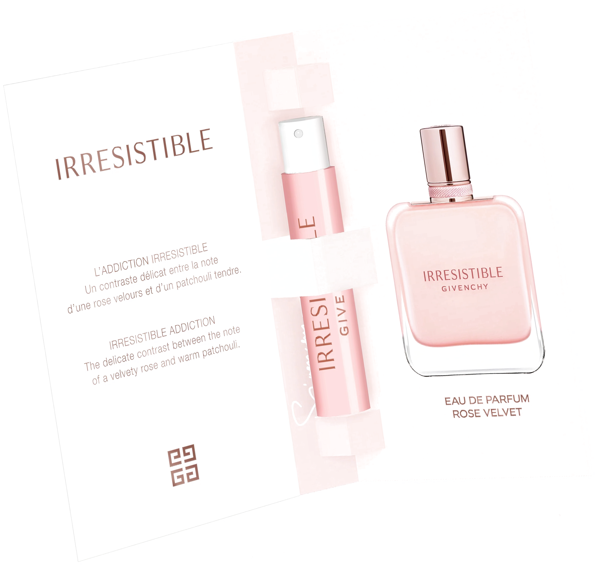 Парфюмерная вода Givenchy Irresistible Rose Velvet пробник 1 / Живанши Иррезистибл Роза Вельвет мини-версия / Сэмпл