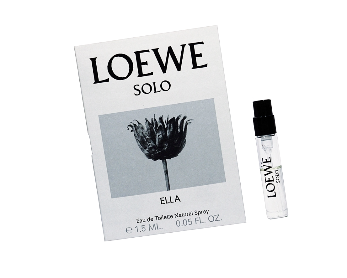 Туалетная вода Loewe Solo Loewe Ella Eau De Toilette мини-формат / Пробник аромата Лоеве Соло Лоеве Элла Туалетная Вода 1.5