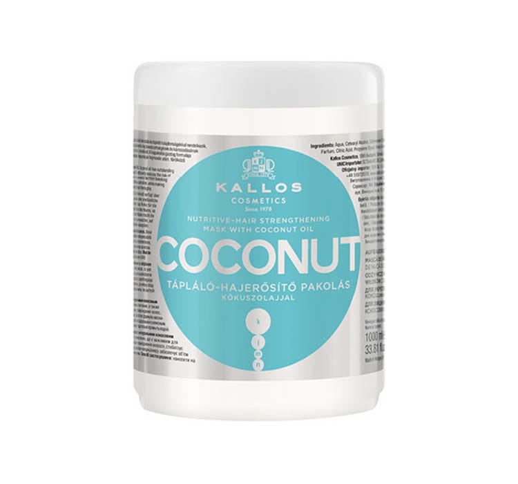 Маска для волос Kallos Nutritive-Hair Strengthening Mask Coconut, 1000 мл