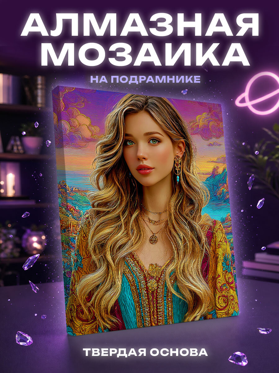 Алмазная мозаика Девушка