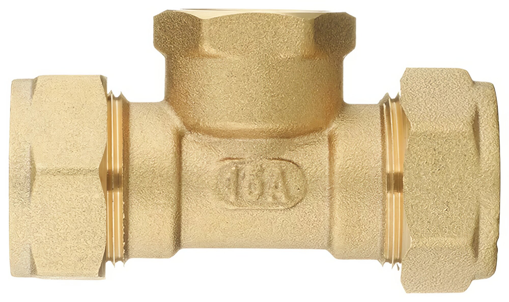 Тройник Stahlmann IWS EasyFix 15 мм х 1/2 ВР(г) х 15 мм для гофрированных труб