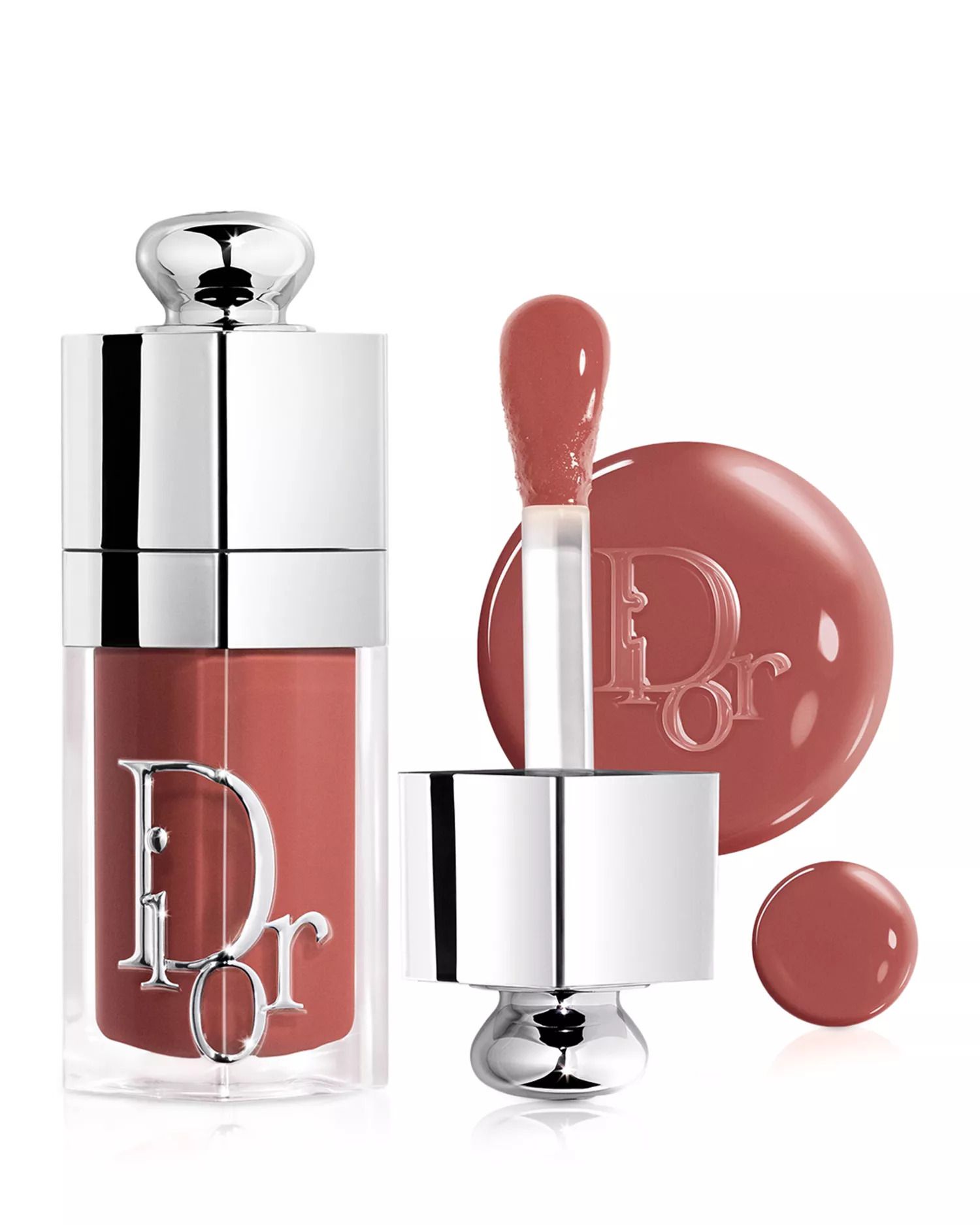 Di'or Addict Lip Glow Oil увлажняющее масло для губ на 24 часа - 081 Latte, 6 мл