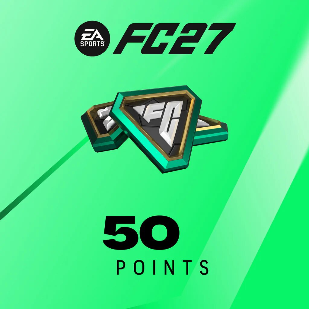 Дополнение EA SPORTS FC 27 - FC Points 50, цифровое издание PlayStation 4 и PlayStation 5, регион Турция / код пополнения баланса