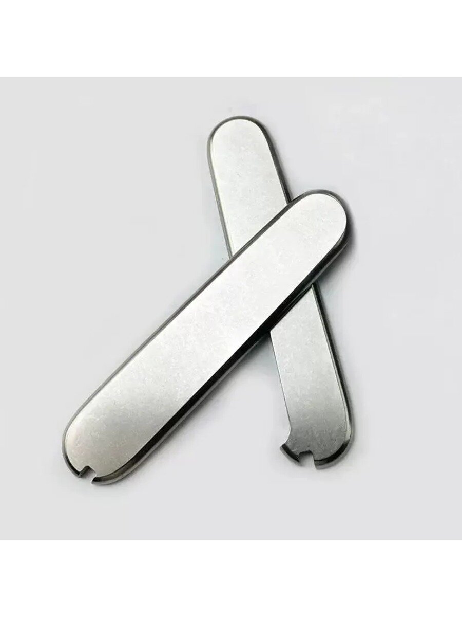 Титановые накладки (плашки) для швейцарского ножа Victorinox 91 мм, кастомные накладки для ножа, DIY