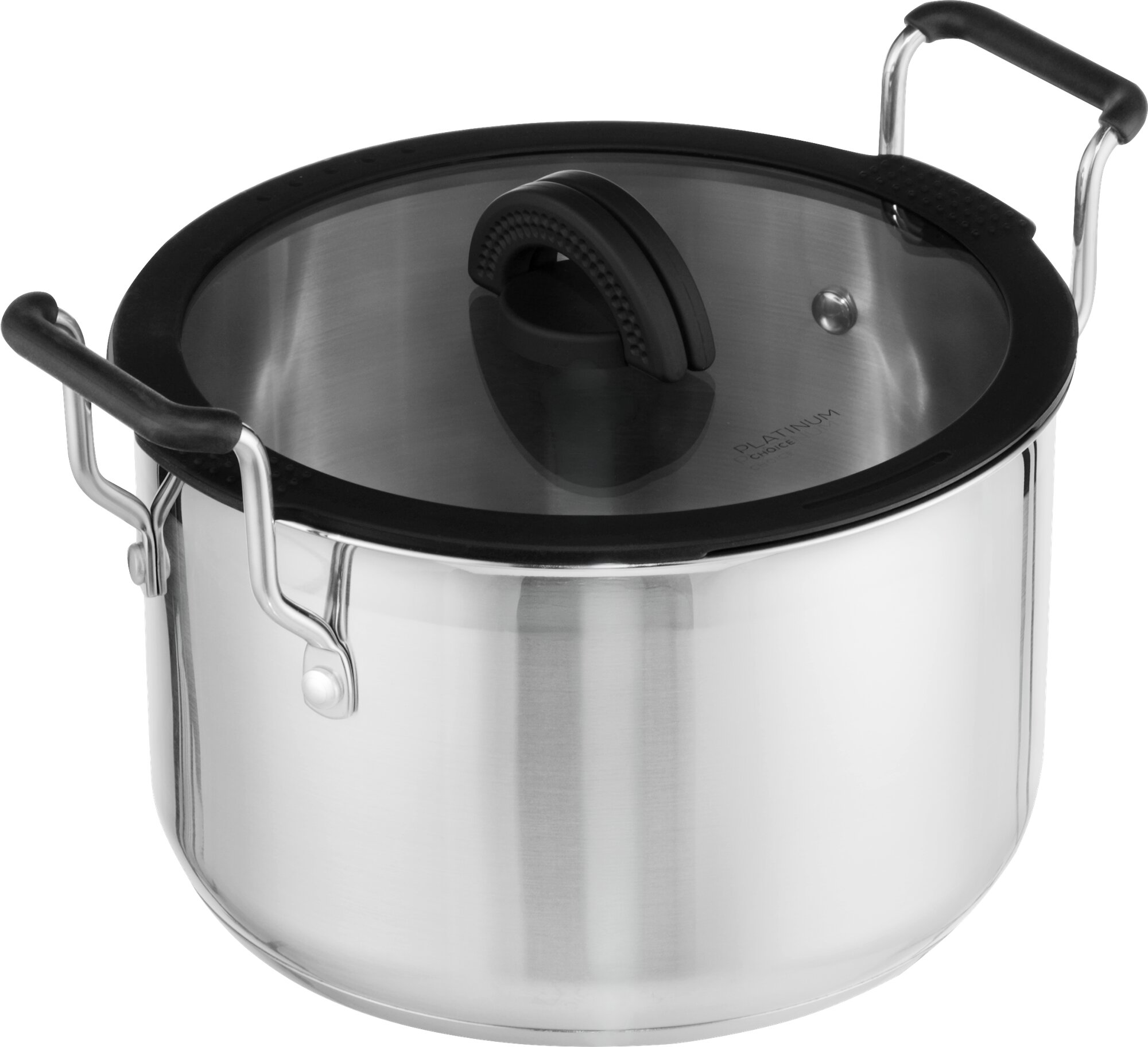 Кастрюля PLATINUM CHOICE Smart Cook нержавеющая сталь, силикон, 5л, Арт. LF-SS7