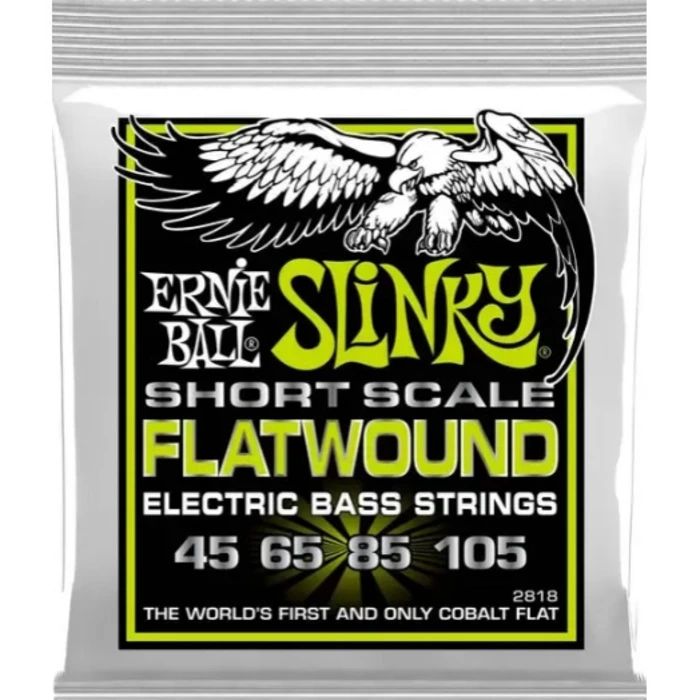 Ernie Ball 2818 Комплект струн для 4-струнной бас-гитары 45-105
