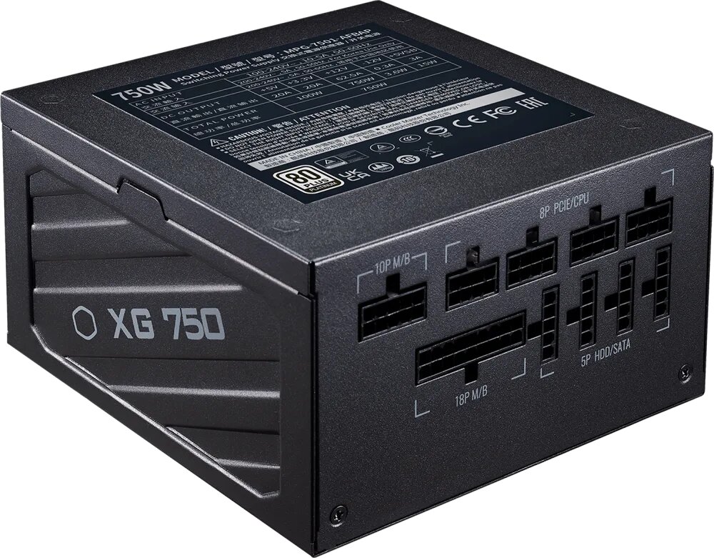 Блок питания 750W Cooler Master XG750 Platinum MPG-7501-AFBAP-EU