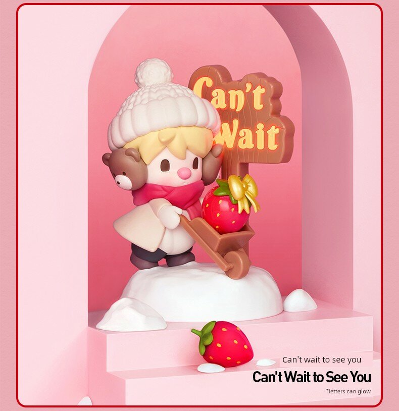 Фигурка Popmart Sweet Bean Words of Affection Blind Box Cant Wait коллекционная игрушка