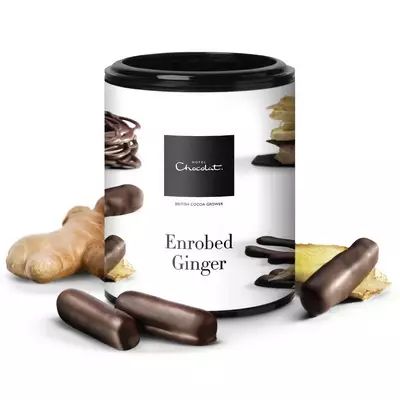 Hotel Chocolat Конфеты Dark Chocolate Covered Ginger, 3x150г