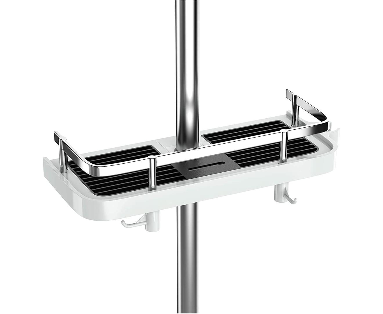 Полка-органайзер для душа Direct Shower Caddy Shelver для направляющей штанги, органайзер для душевой кабины.