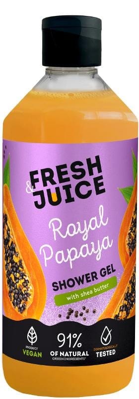 Средство для душа Fresh Juice королевская папайя, 473 мл