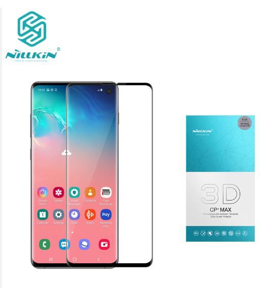 Защитное стекло NILLKIN 3D CP+MAX SAMSUNG Galaxy S10, черный