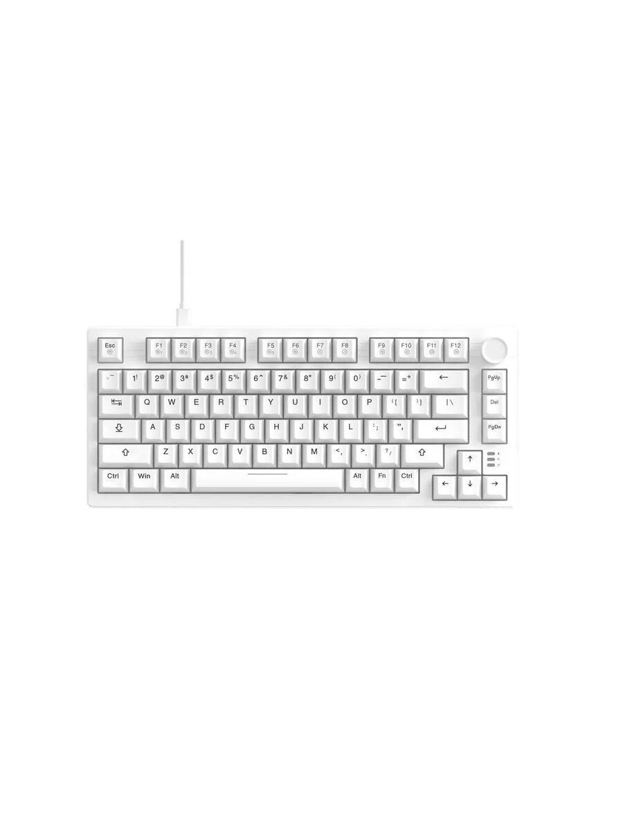Клавиатура проводная Dareu EK75 Linear белая
