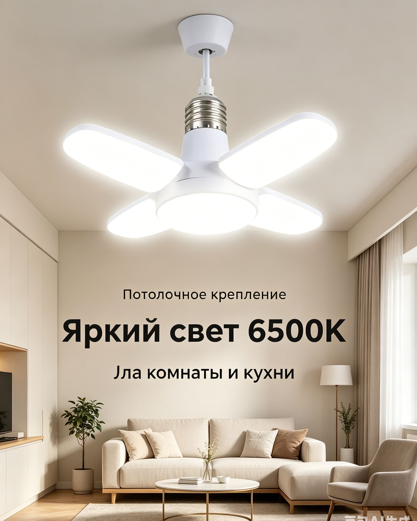 Потолочный светильник, E27