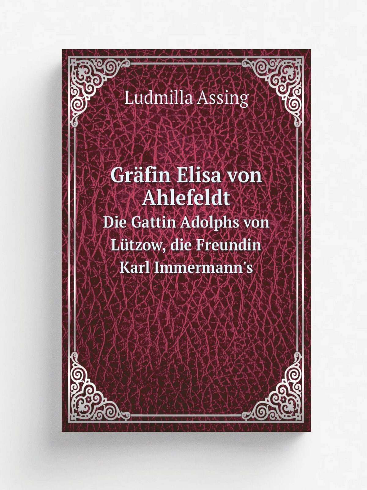 Gr.fin Elisa von Ahlefeldt. Die Gattin Adolphs von L.tzow, die Freundin Karl Immermann's