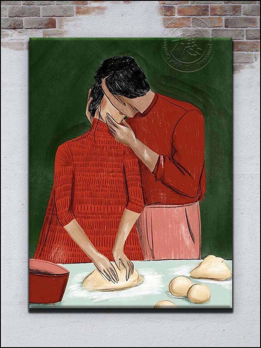 Картина на холсте 30x40 см, 1
