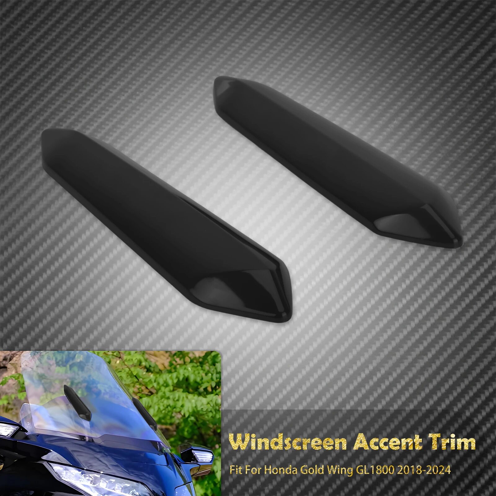 Декоративная накладка на ветровое стекло мотоцикла для Honda Gold Wing Goldwing Windshield Trim A