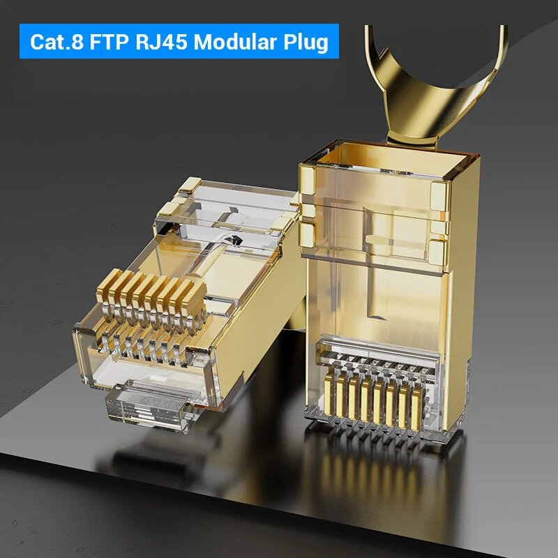 VEnTIOn Cat7 RJ45 сетевой кабель 100 Piece, Cat.8 FTP IDHR0