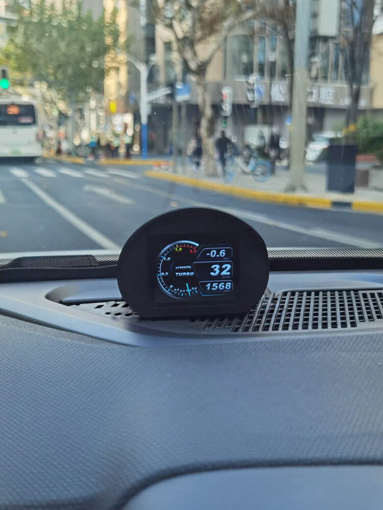 Двухсистемный автомобильный HUD проектор LCD приборная панель спидометр для Yitu с ЖК-экраном Tc02