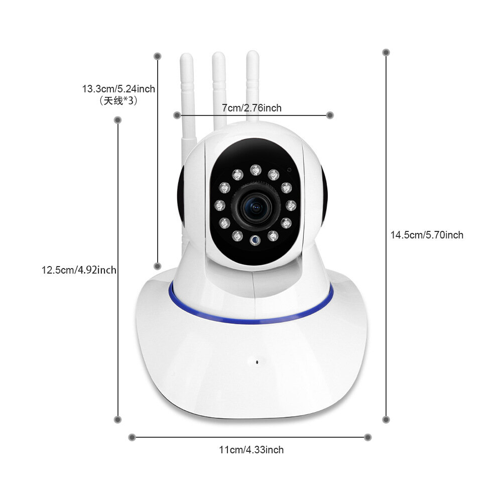 Yoosee PTZ WiFi Камера HD 1080P Домашняя Камера Безопасности без Ethernet Портом для удаленного просмотра