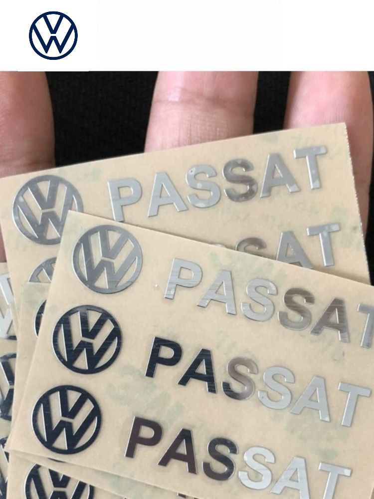 Металлическая 3D эмблема PASSAT для Volkswagen Passat декоративный шильдик на кузов и в салон