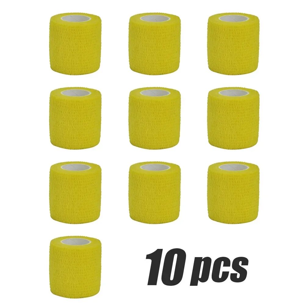 Эластопласт спортивный самоклеящийся Желтый, 7.5cmX4.8m, Yellow-10pcs