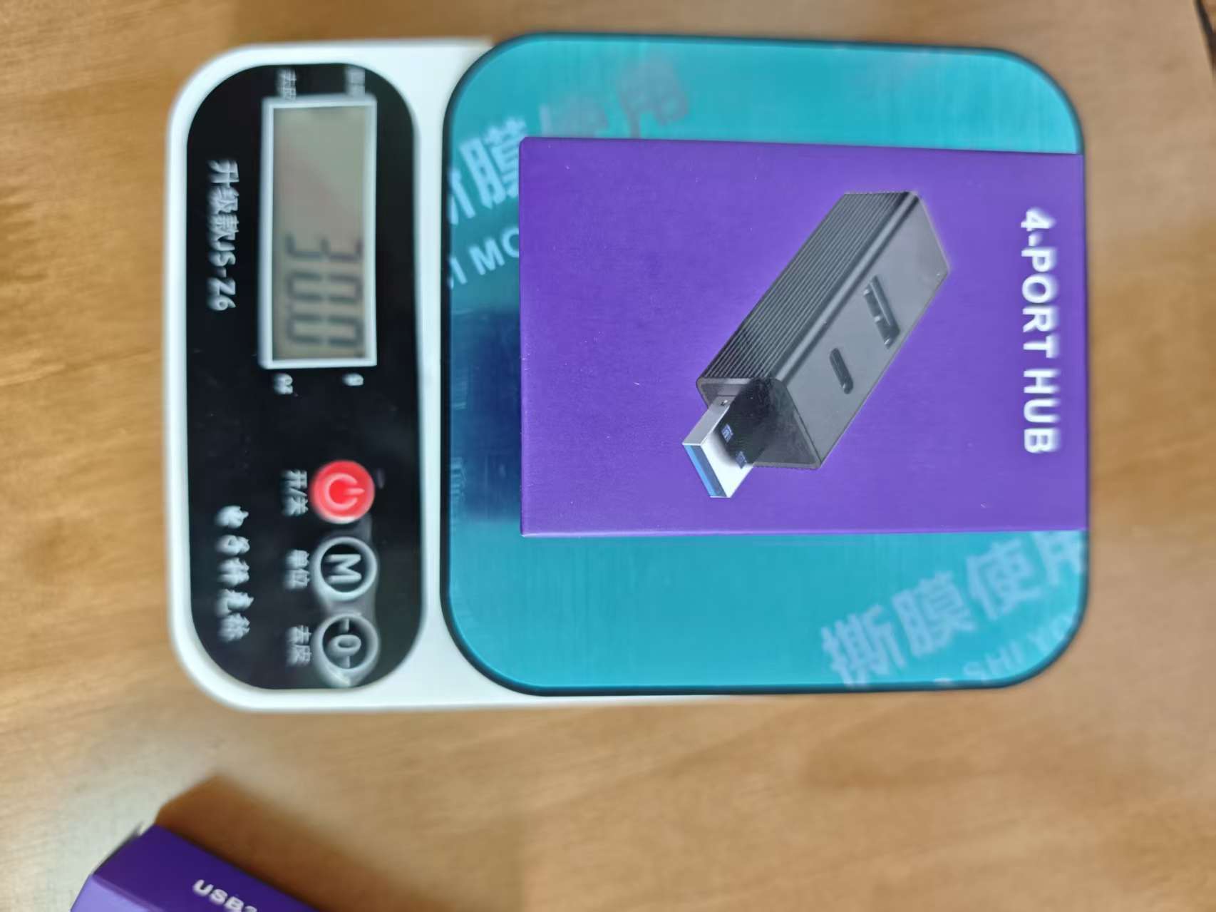 Чёрный Алюминиевый 4-в-1 USB 3.0 Хаб Мультипорт Адаптер для Ноутбука Прямое Подключение с Коробкой