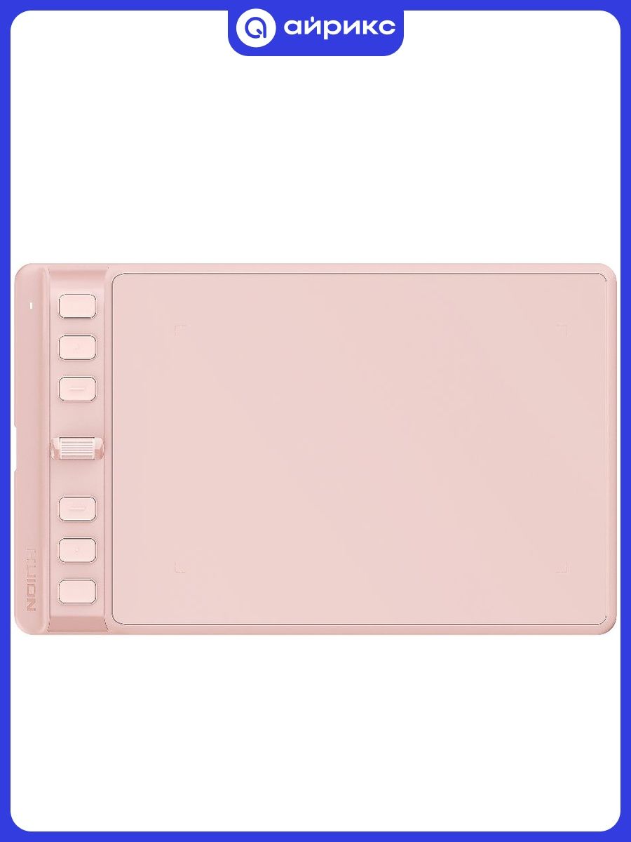 Графический планшет Huion Inspiroy 2 S H641P Pink, 8.5", 5080 lpi, 260 точ/сек, USB Type-C, розовый