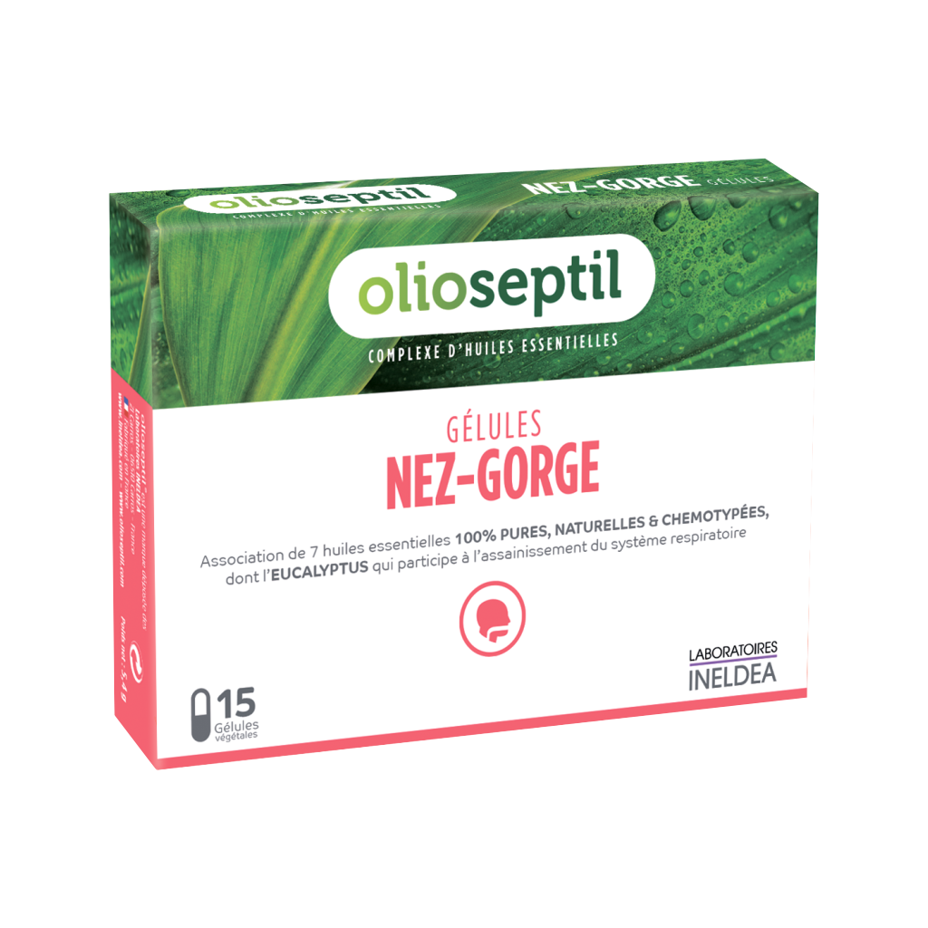 Oliоseptil Нос-Горло/Nez-Gorge капсулы массой 610 мг 15 шт