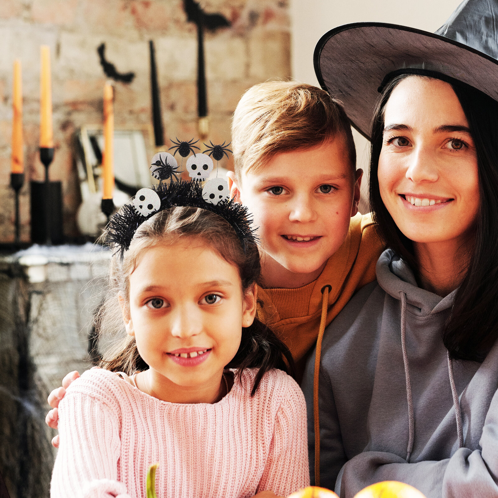 Halloween Headbands Стильные Аксессуары Для Волос Черный Цвет 22.00X20.00X0.60Cm