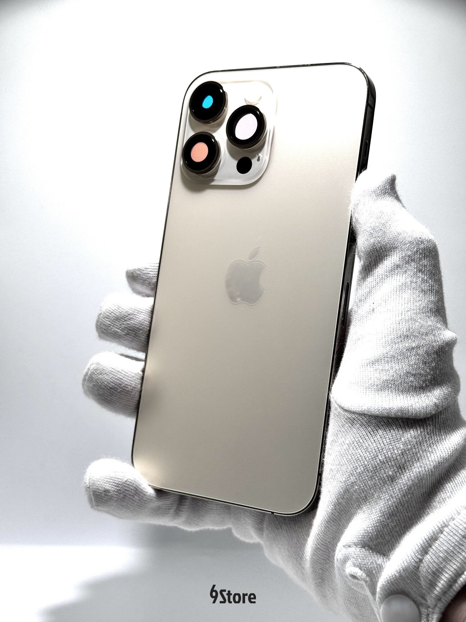 Корпус для Apple iPhone 14 Pro Max (Premium) (Золотистый), запчасть для смартфона