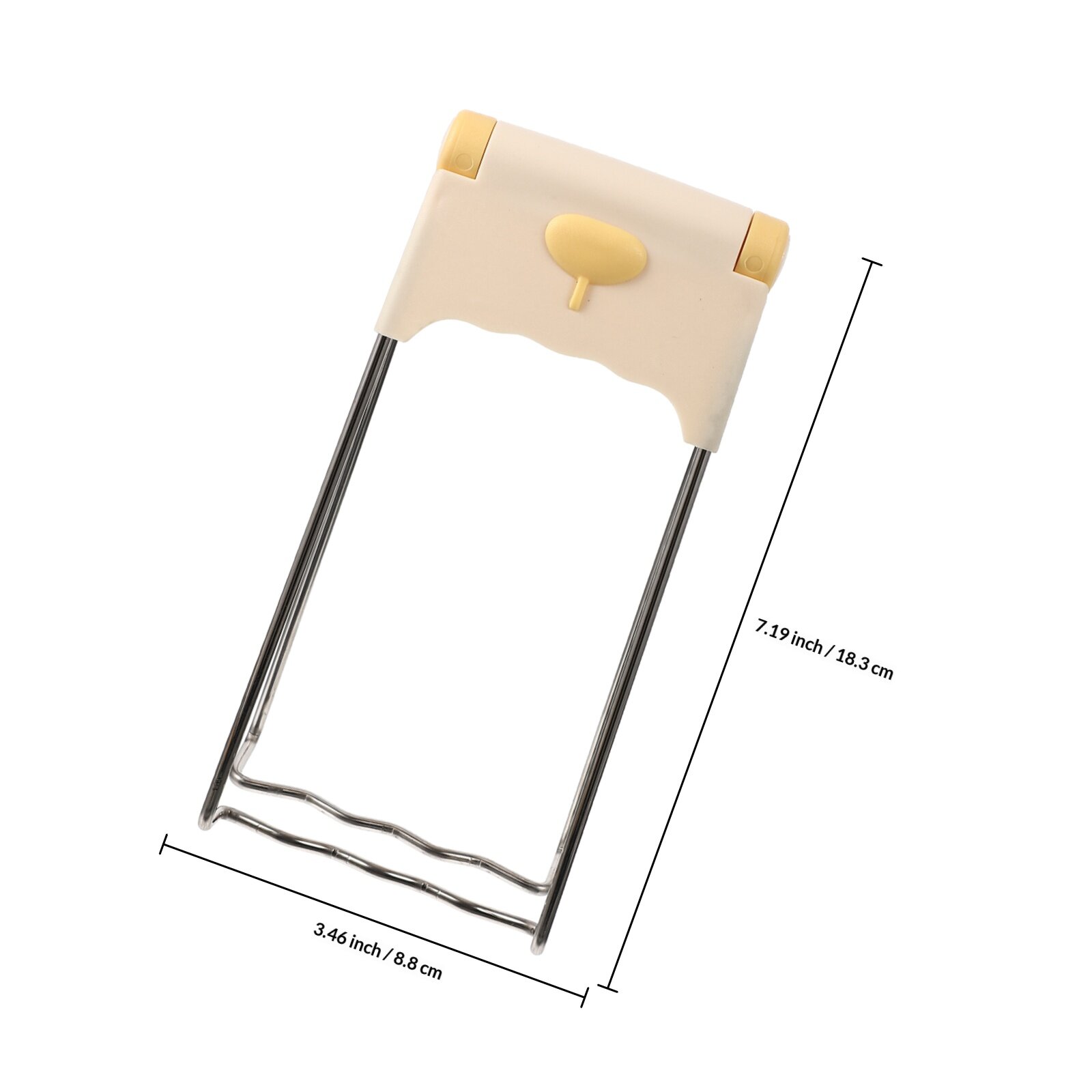 Подставка Для Горячей Посуды Желтого Цвета 18.3X8.8CM С Комфортной Ручкой И Противоскользящим Дизайном
